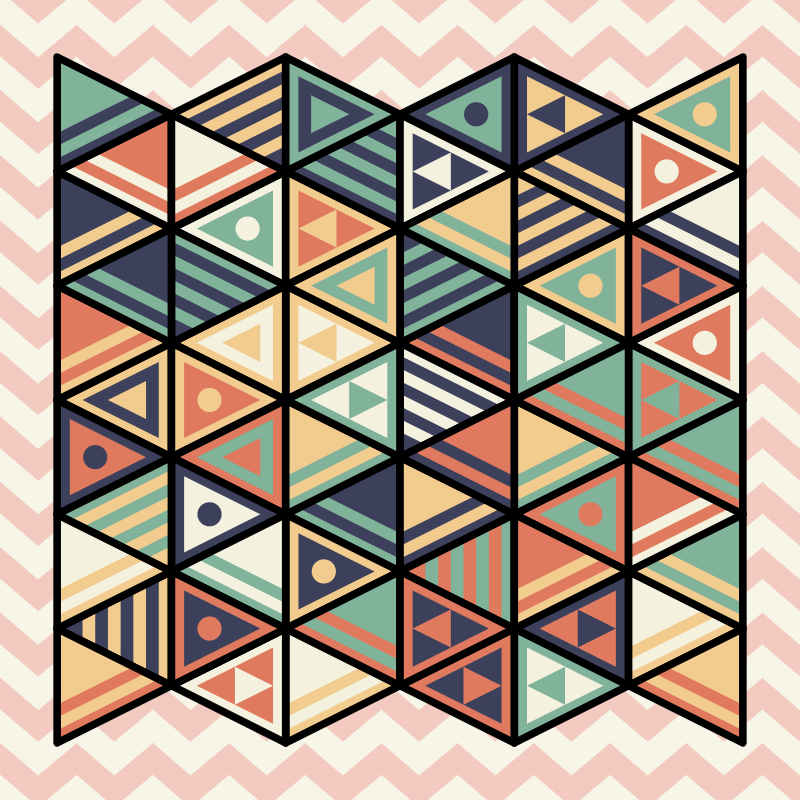 Simple Patterns 2 #61 static NFT preview
