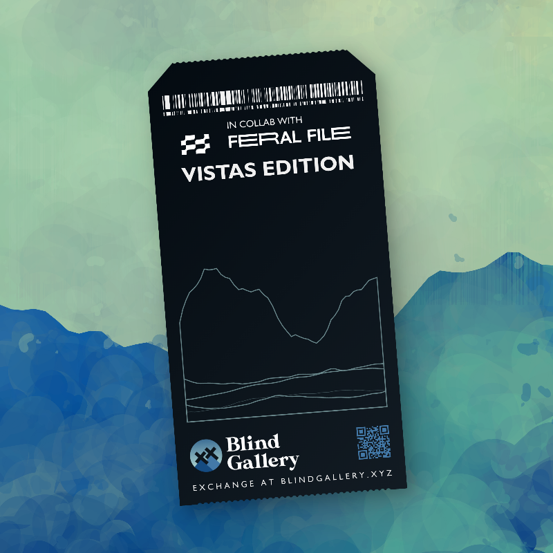 Blind Gallery Mint Pass (Vistas Edition) #294 static token preview