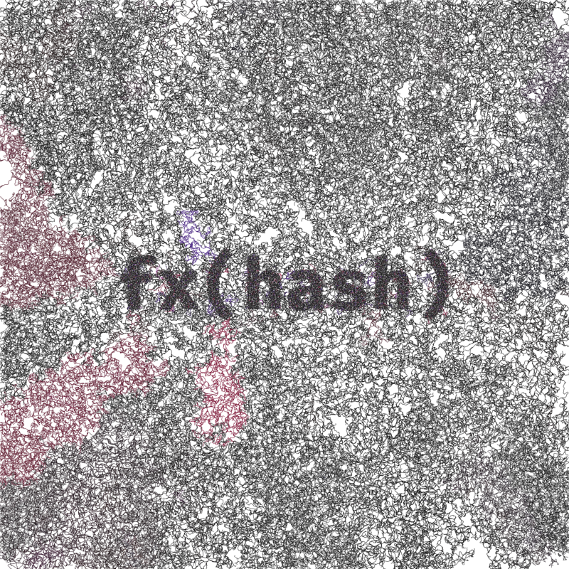 FXHASH Generative Logo #850 static token preview