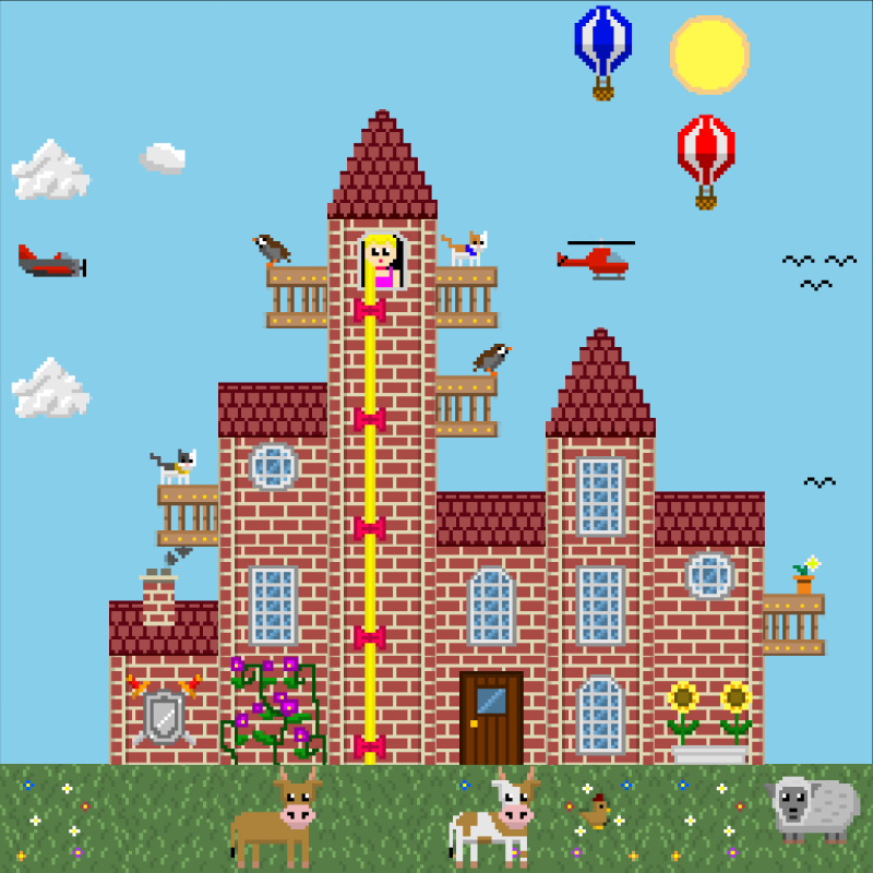 2D Mansion #363 static NFT preview