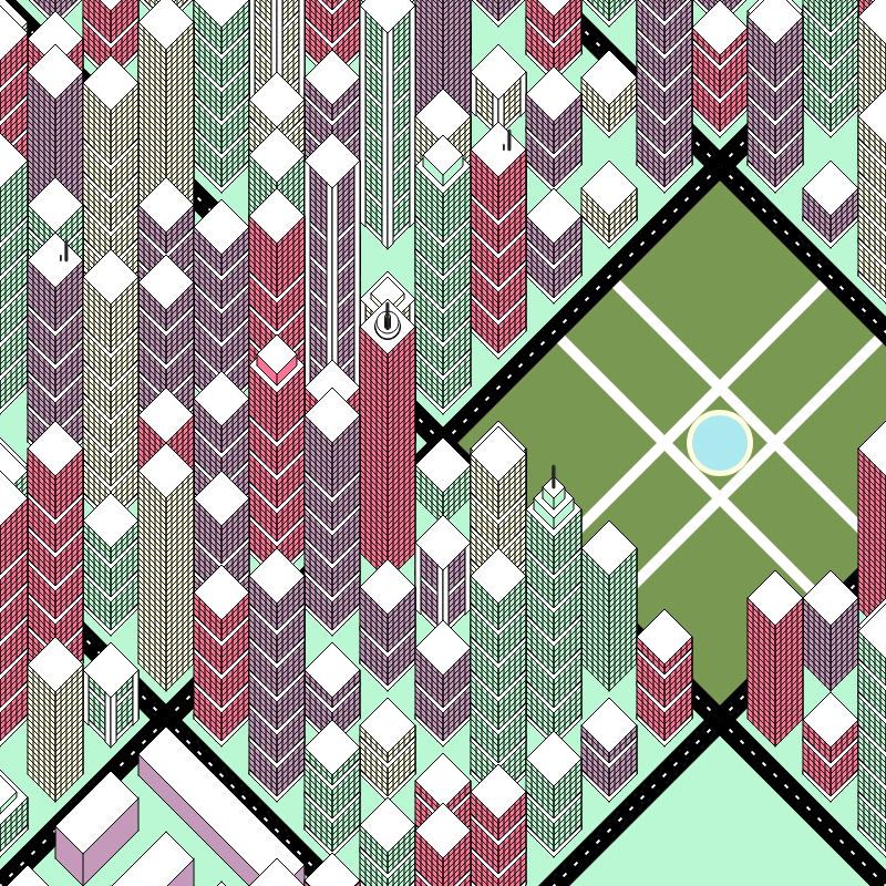 A City from Above #104 static token preview
