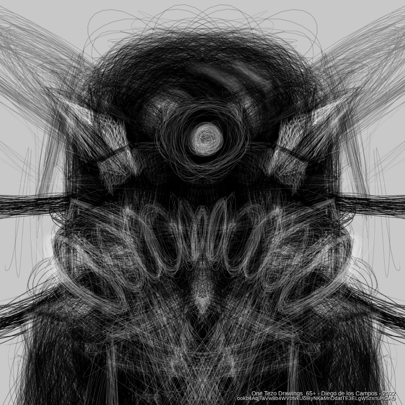 One Tezo Drawings_65+ #34 static NFT preview