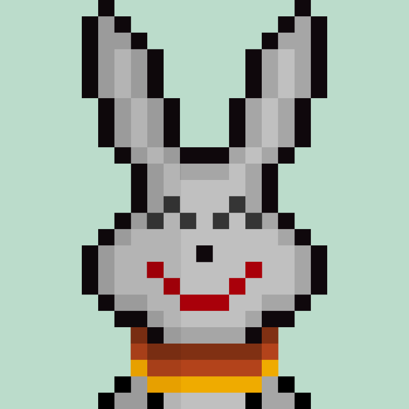 Morixels Rabbits #84 static NFT preview