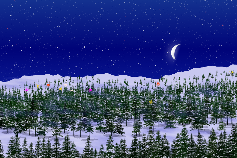 Evergreen Lights #96 static NFT preview