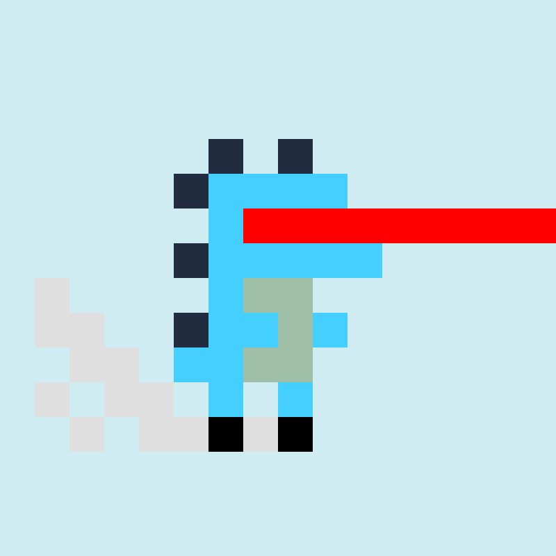 Coded Tiny Dinos #119 static token preview