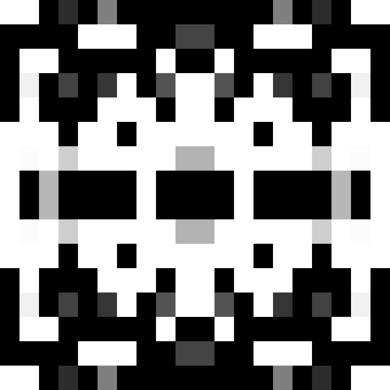 QR Glyphs Invaders #7 static token preview