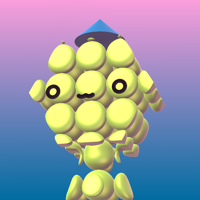 SHADER HEADZ #169 static NFT preview