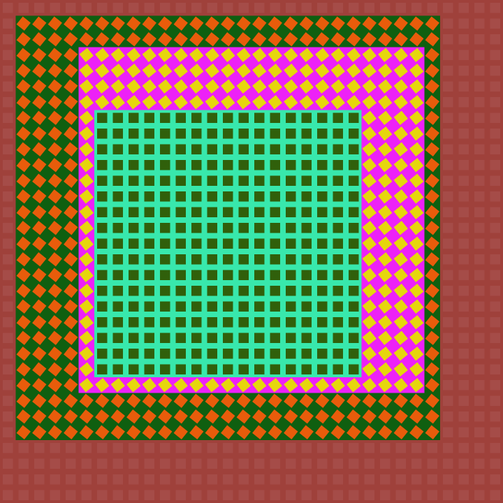 Square Planets #310 static NFT preview