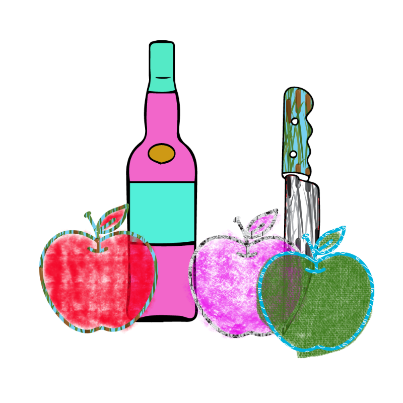 bottle and apples #225 static token preview