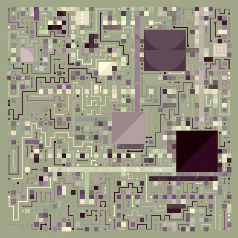 Scattered Pathways #211 static NFT preview
