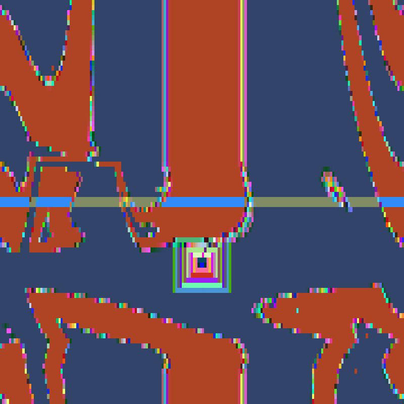 Pixel Flood #531 static NFT preview
