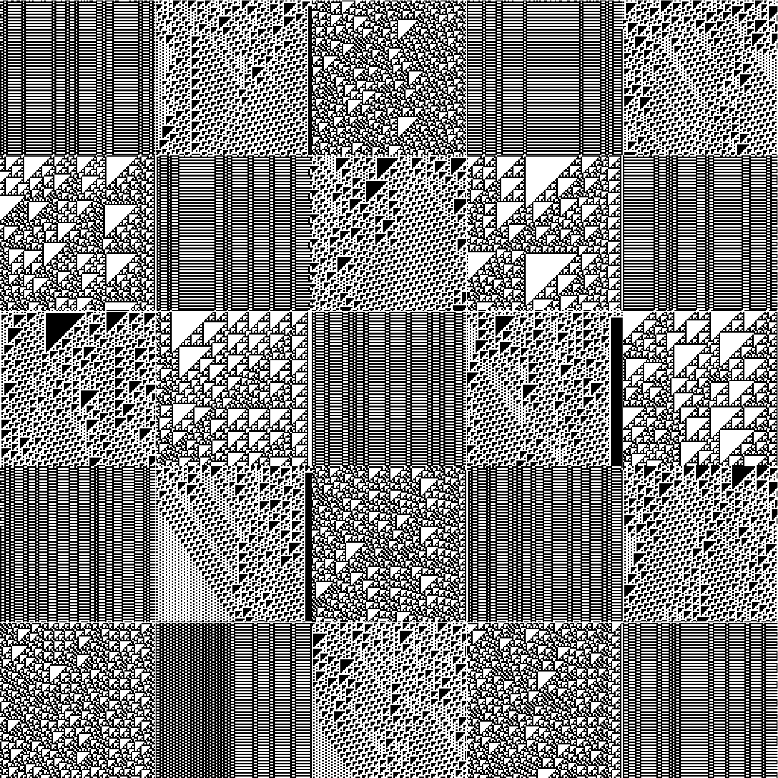 RULES (for Elementary Cellular Automata) #23 static token preview