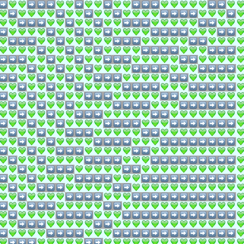 Elementary Cellular Emoji Automata #676 static token preview