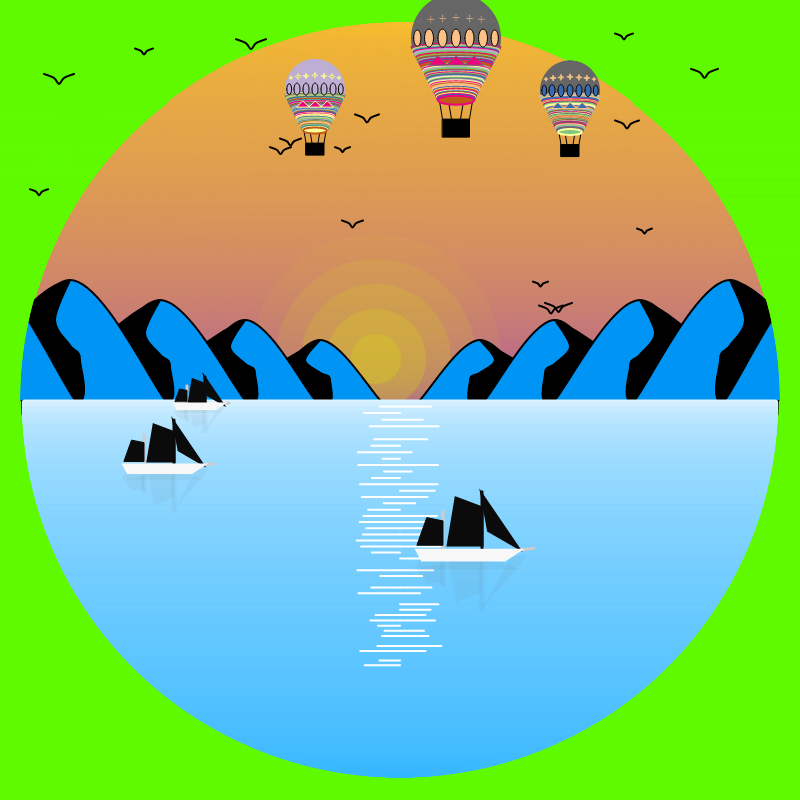 Sunset View #80 static token preview