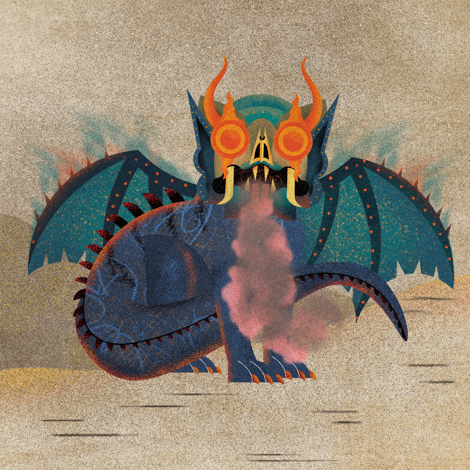 Ancient dragon #15 static token preview