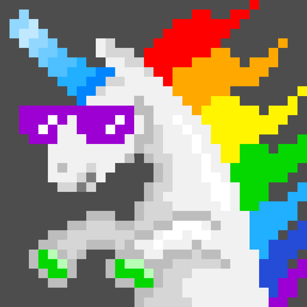 Unicorn #986 static NFT preview