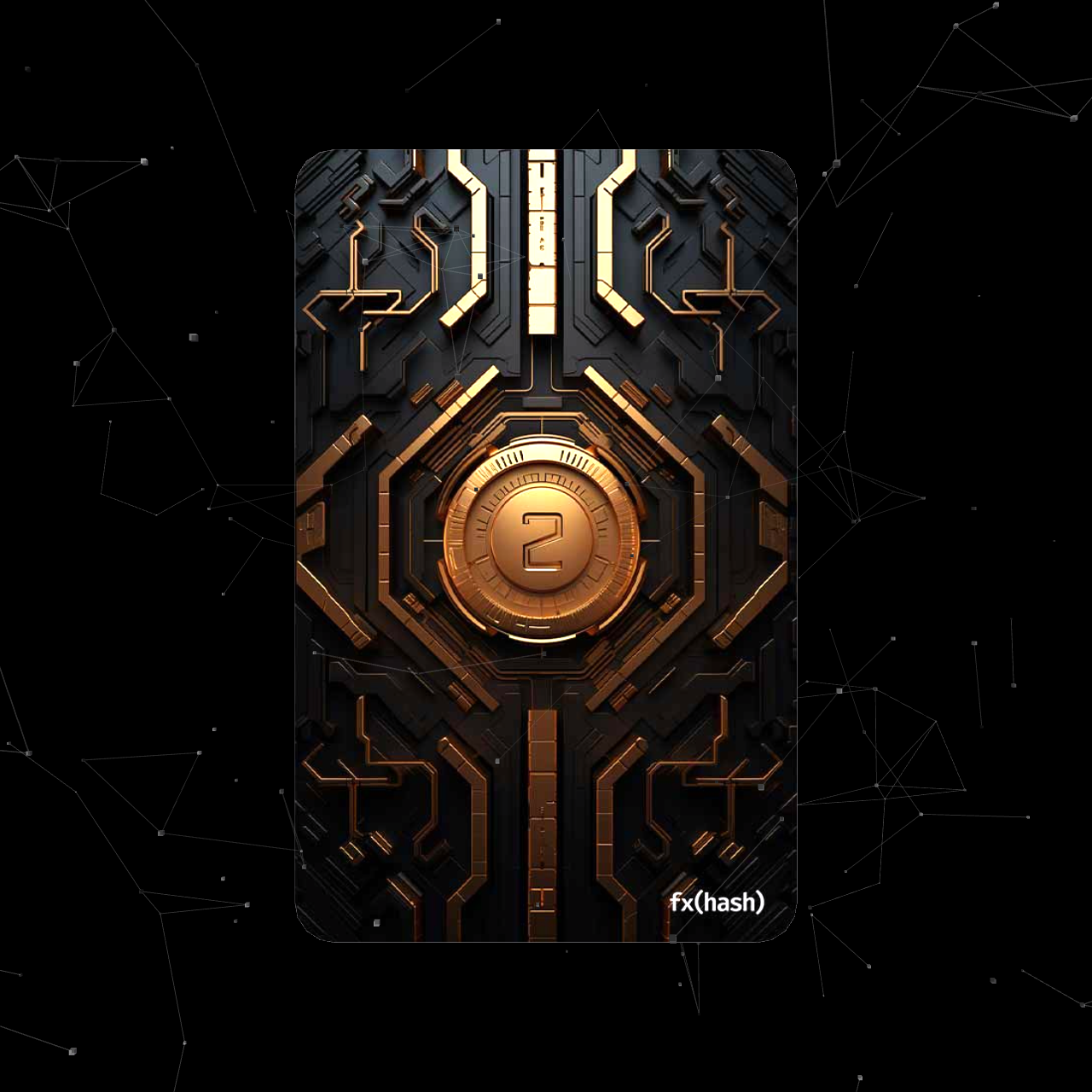 FXHash 2.0 Card #185 static NFT preview