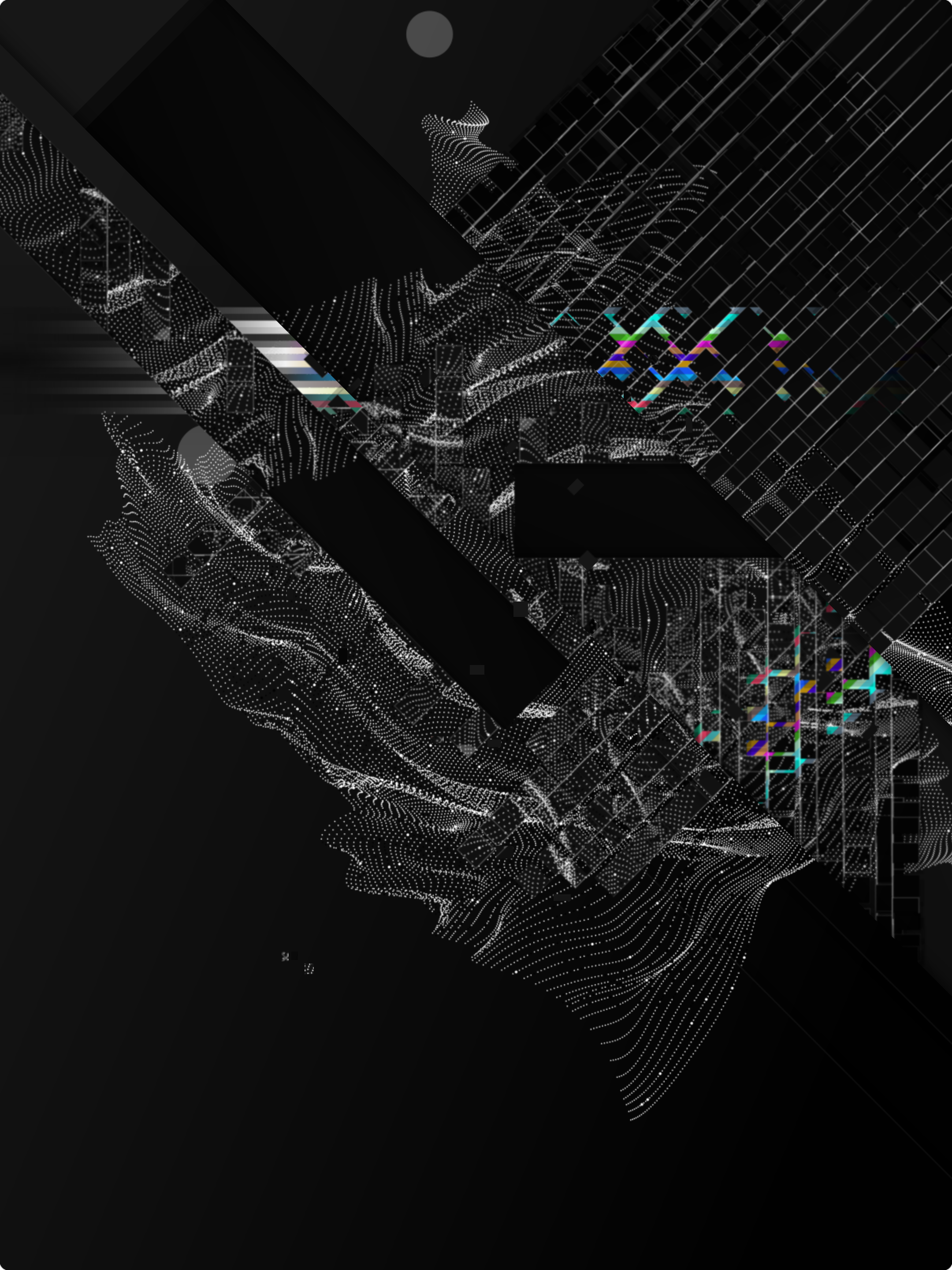 Fronteras en abstracto #237 static token preview