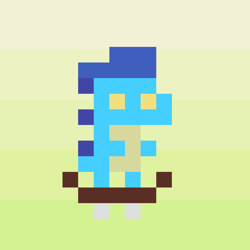 Coded Tiny Dinos #160 static token preview