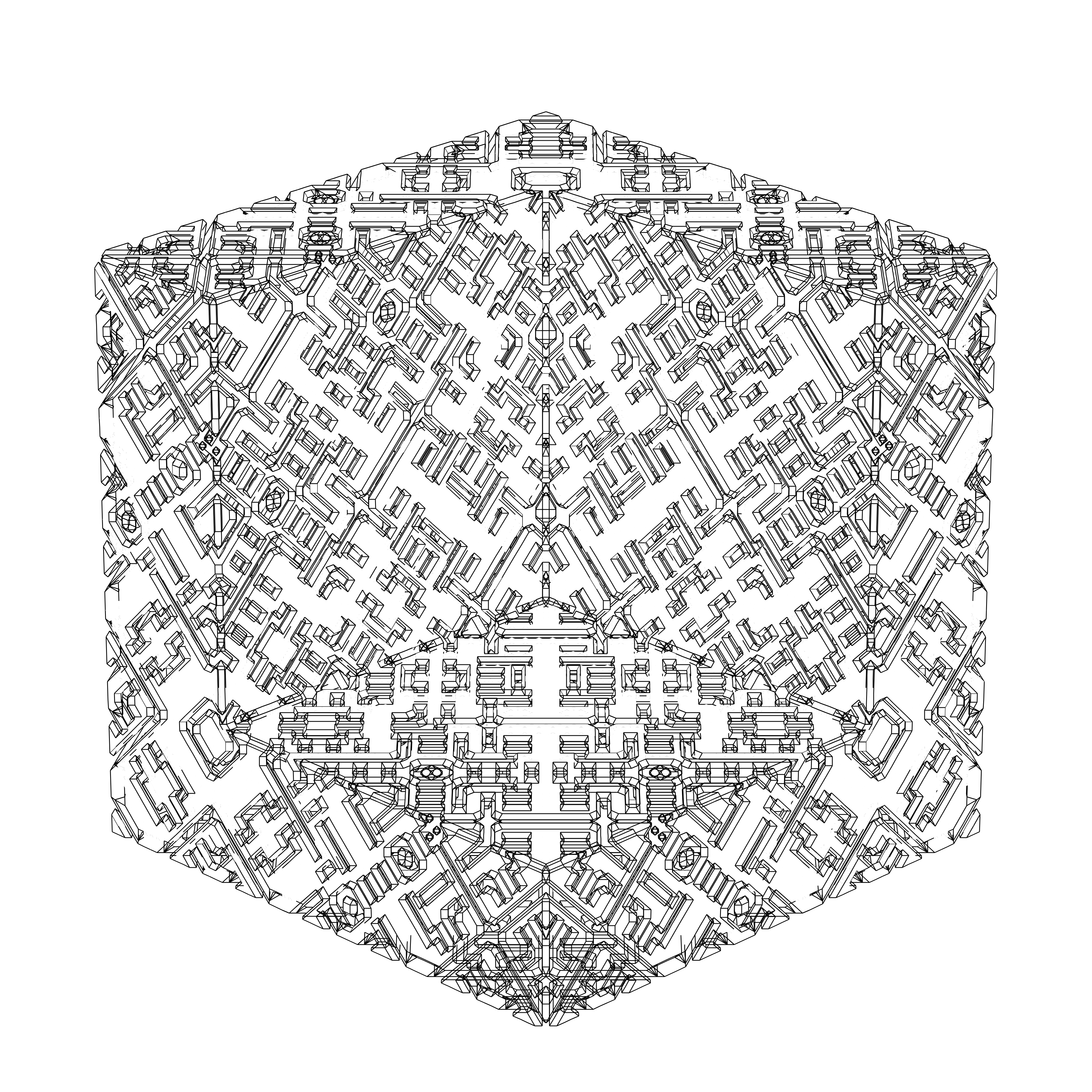 LL21 Alien Art Cube #281 static NFT preview