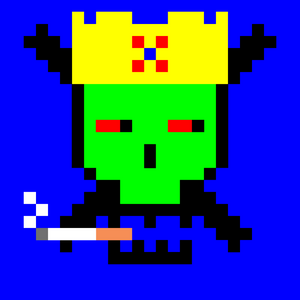 Pixel skull project preview