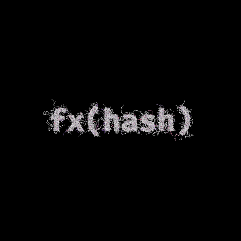 FXHASH Generative Logo #640 static token preview