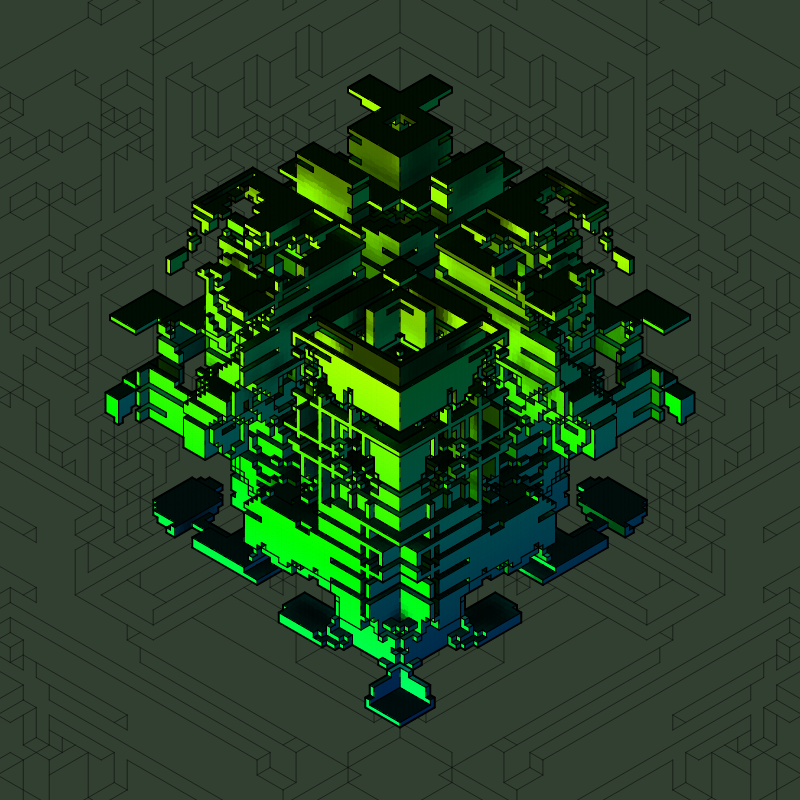 Isofrag generator series I #149 static token preview