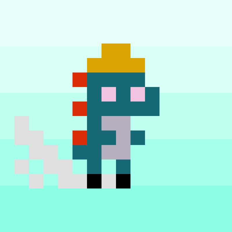 Coded Tiny Dinos #242 static token preview