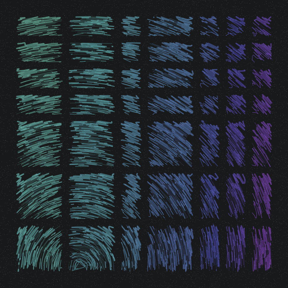 Scribbling #90 static NFT preview