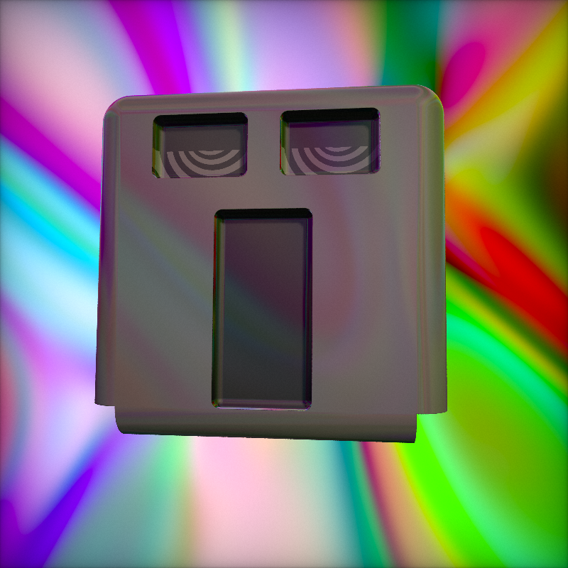 3D-SMOLSKULL #618 static NFT preview