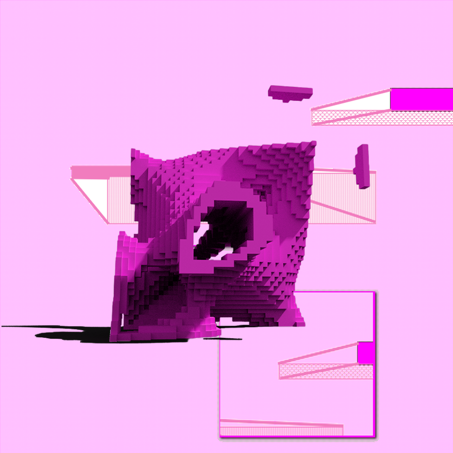 ‘Low-Res’ poems #30 static token preview