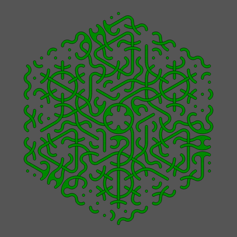 Threefold Symmetry - Dark Variations #151 static token preview