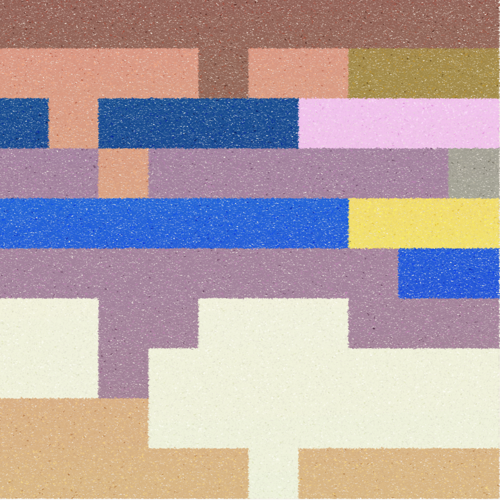 Hydrangea & Patchwork #329 static NFT preview