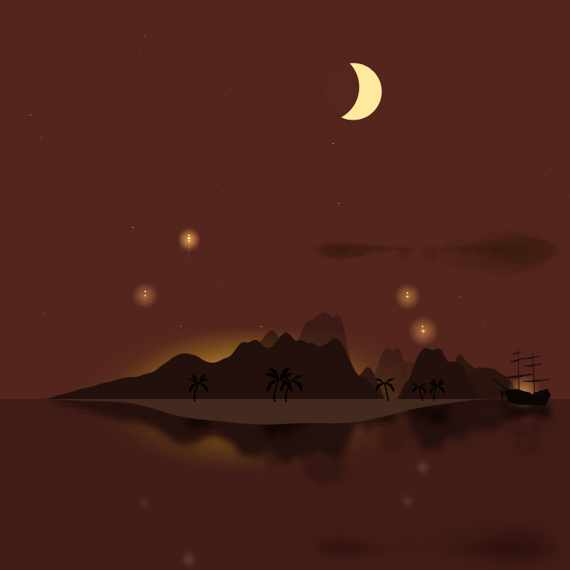 Fireworks Island #37 static NFT preview