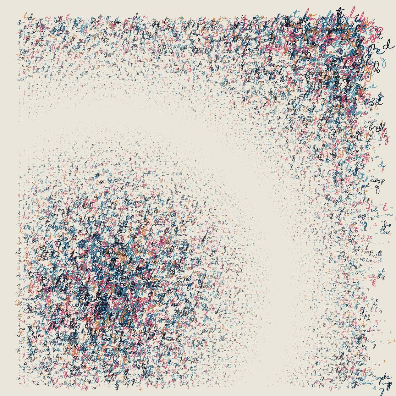 Asemic Writing 1o1 #117 static token preview