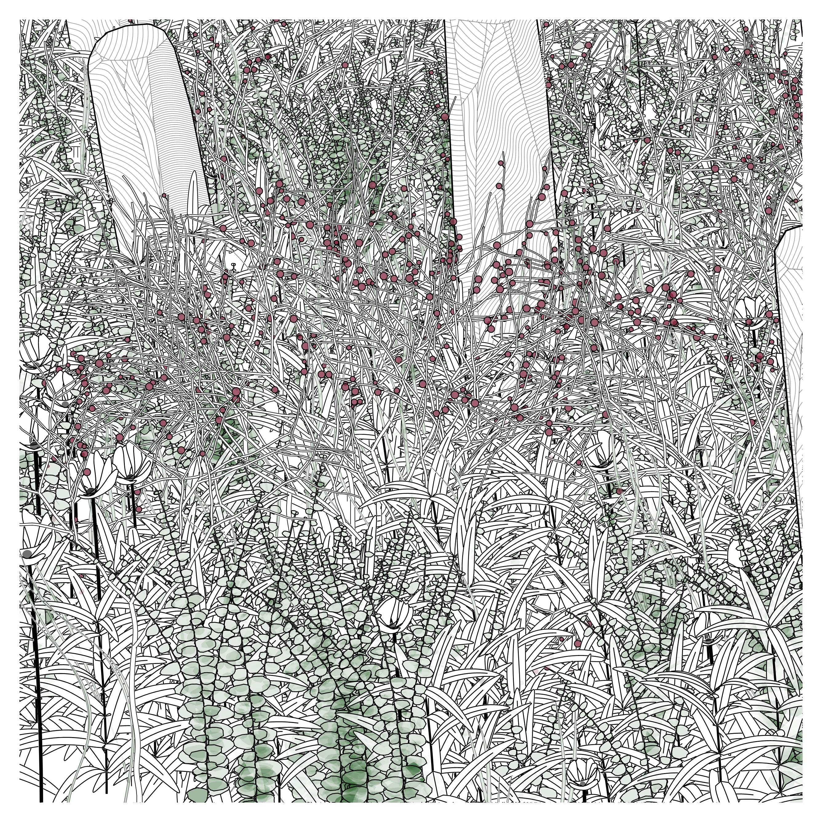 Garden, Monoliths #213 static NFT preview