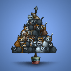 Fluffy Christmas Tree project preview