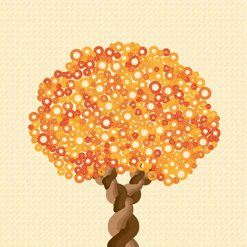 AUTUMN TREE #42 static token preview