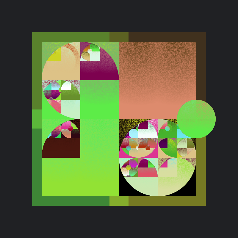 Subdivision Paradise #42 static NFT preview