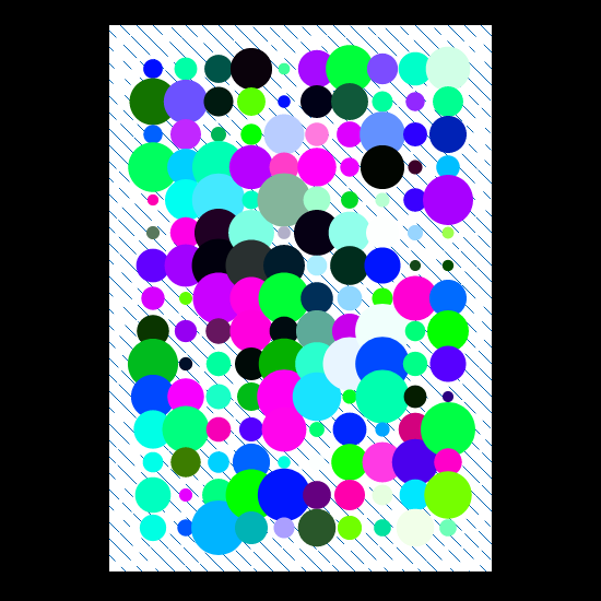 Dots in the Rain #114 static NFT preview