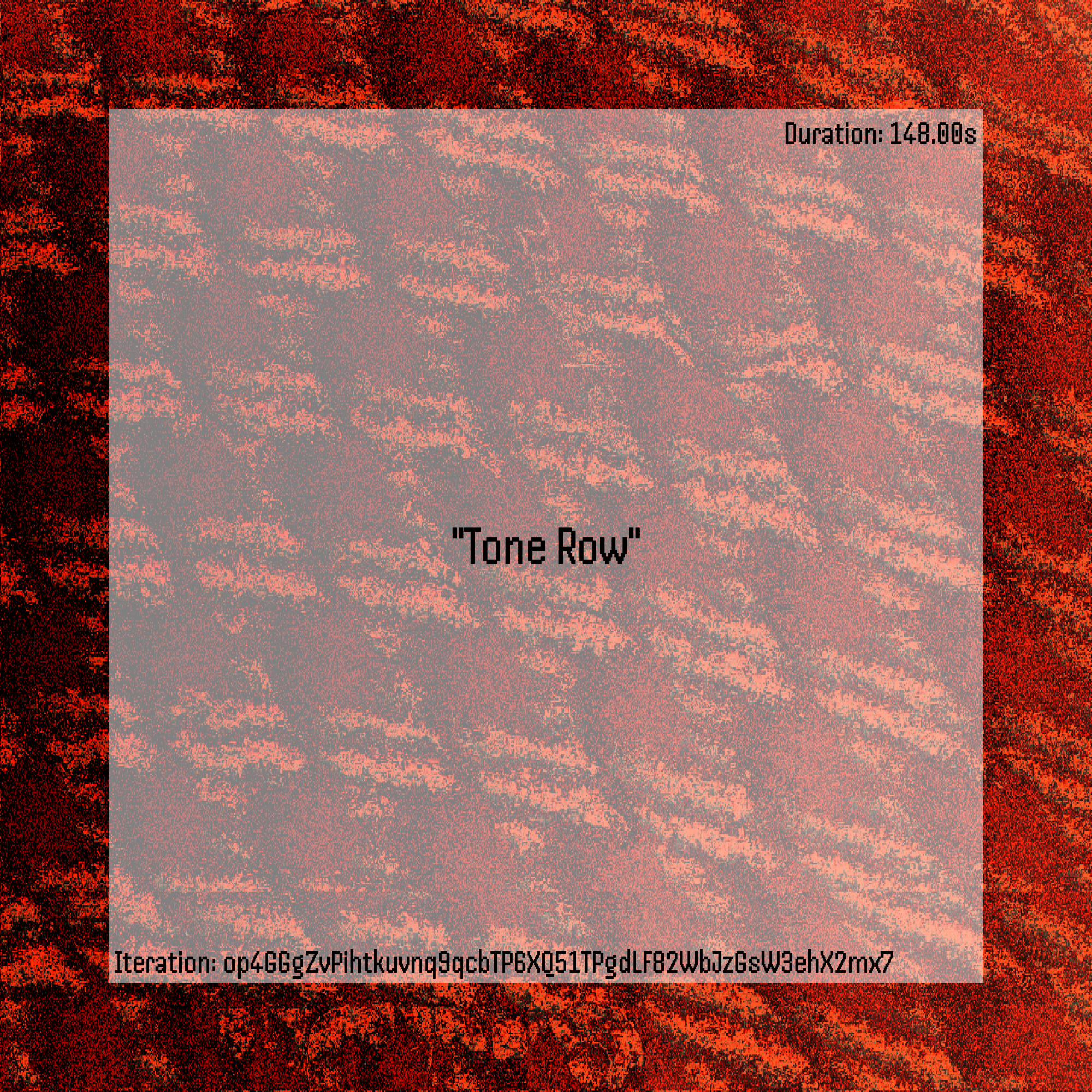 Tone Row #33 static NFT preview