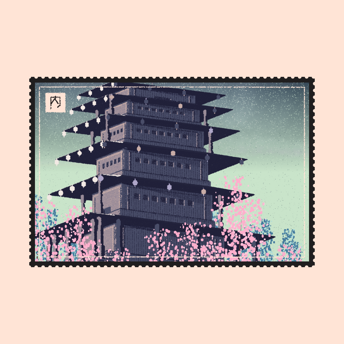 ABANDONED TEMPLE 廃寺 #44 static NFT preview