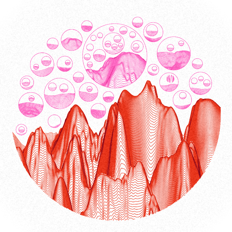 Plottable Mountain Moons #592 static NFT preview