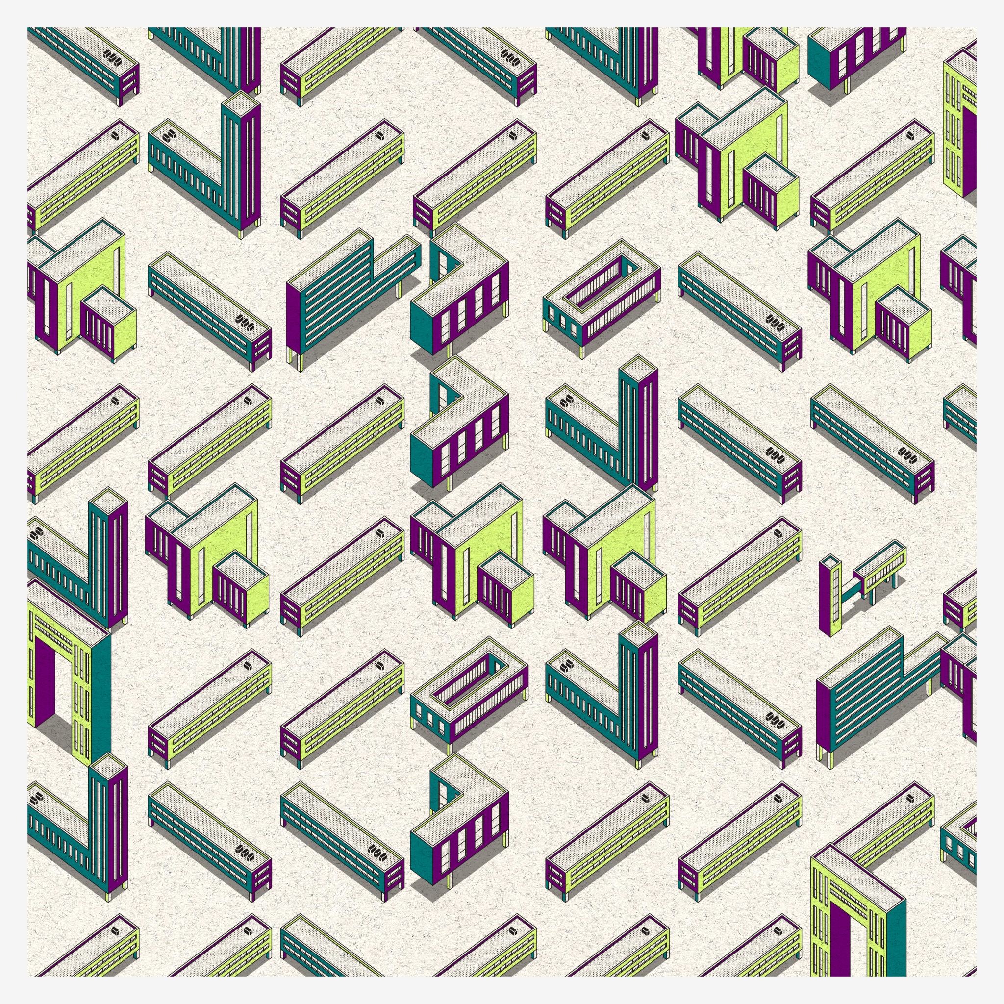 Bauhausstadt #64 static NFT preview
