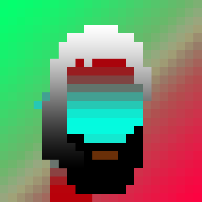 Gradient Punxs #50 static NFT preview