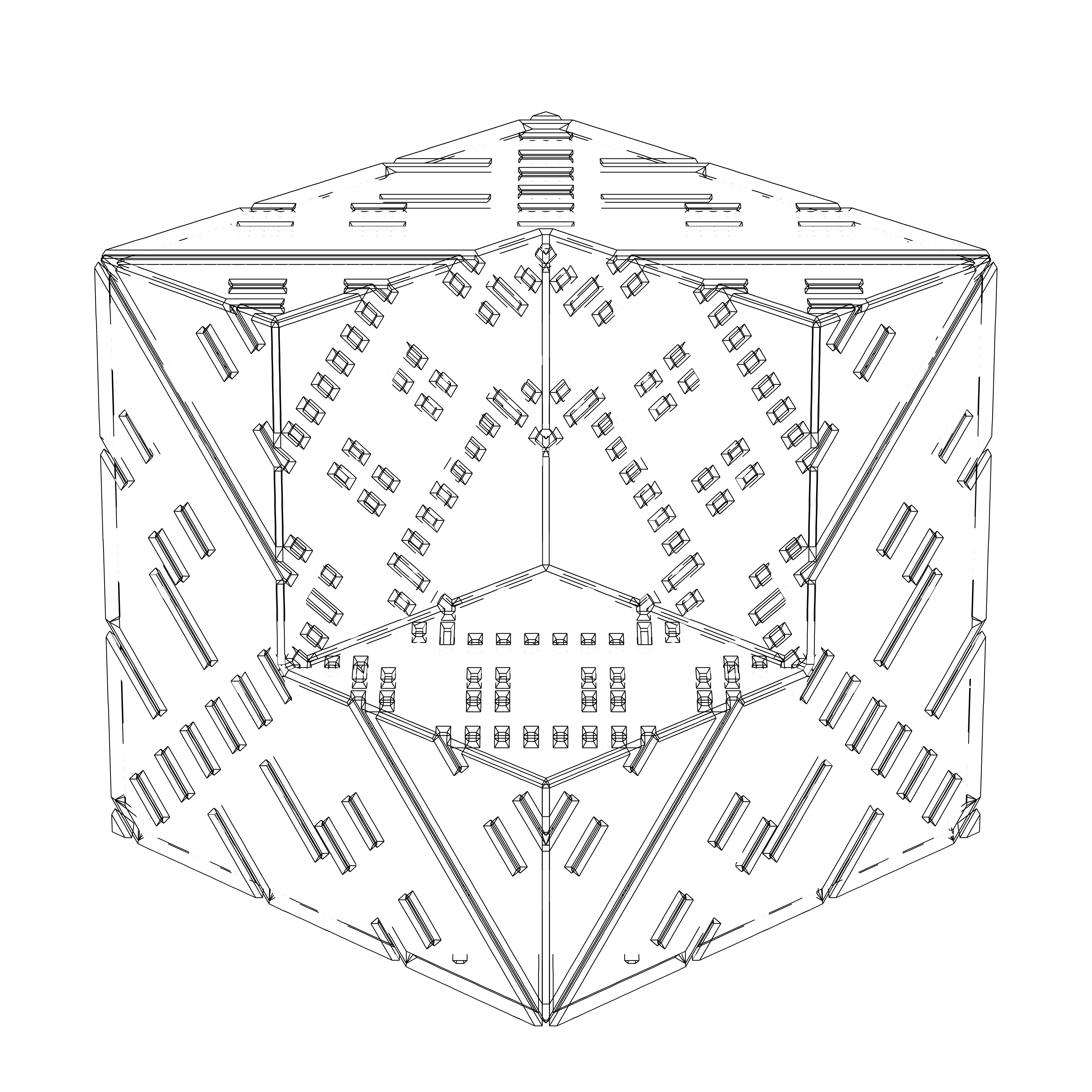 LL21 Alien Art Cube #870 static NFT preview