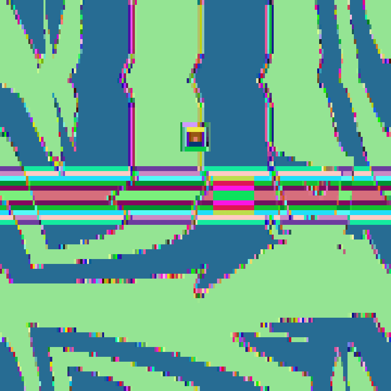Pixel Flood #148 static NFT preview