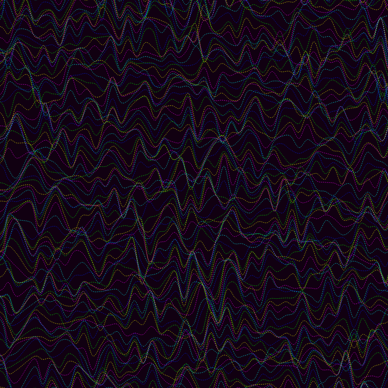Mountains Waves and Valleys #17 static token preview