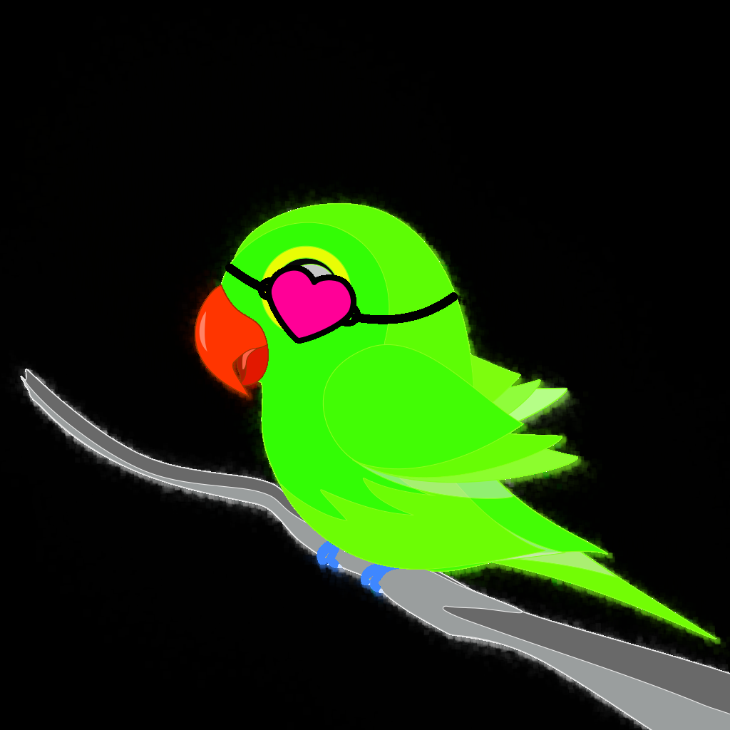 Parrot #75 static NFT preview