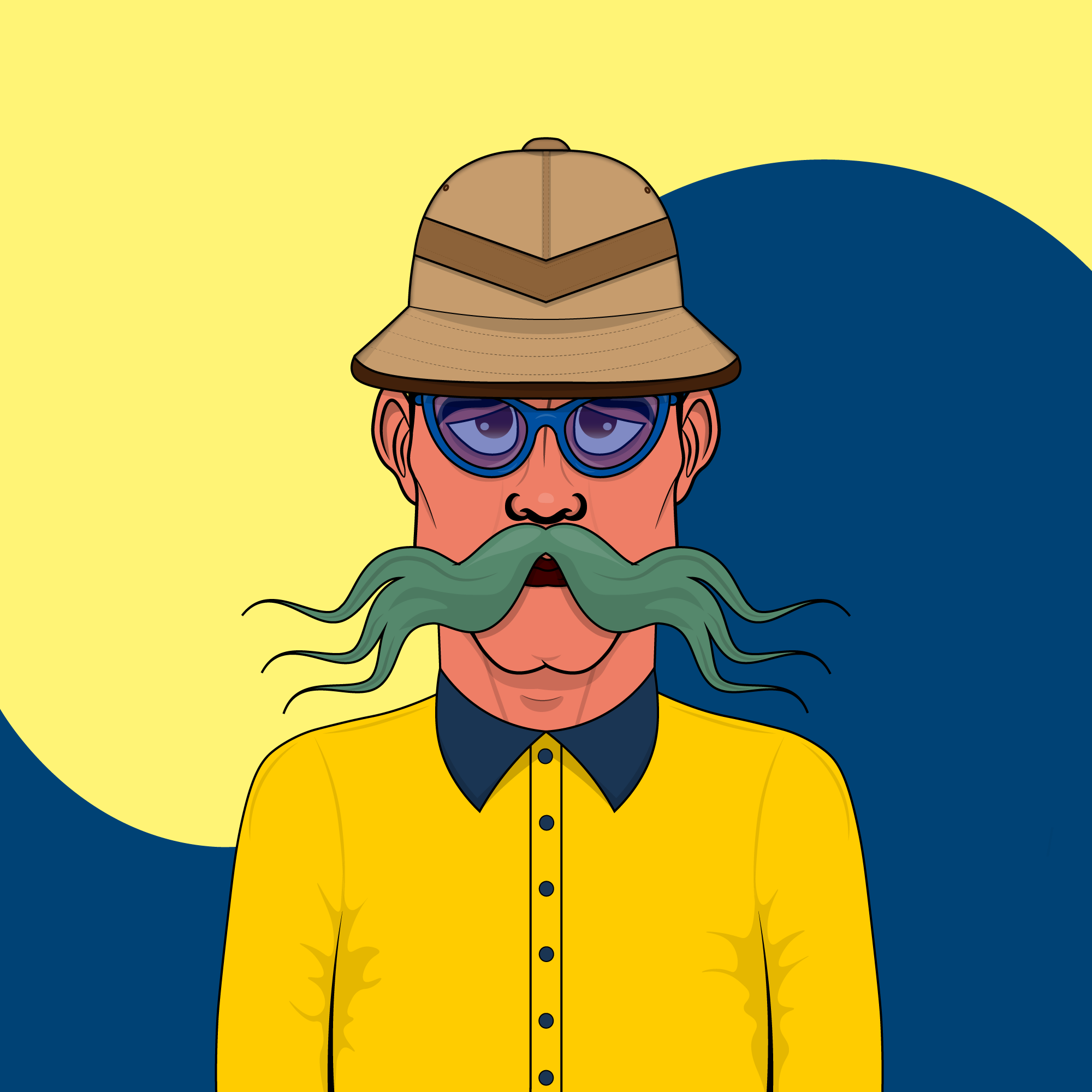 Mustachioed #177 static token preview
